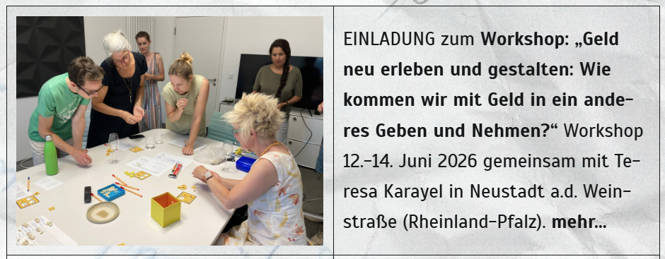 Geld neu erleben und gestalten